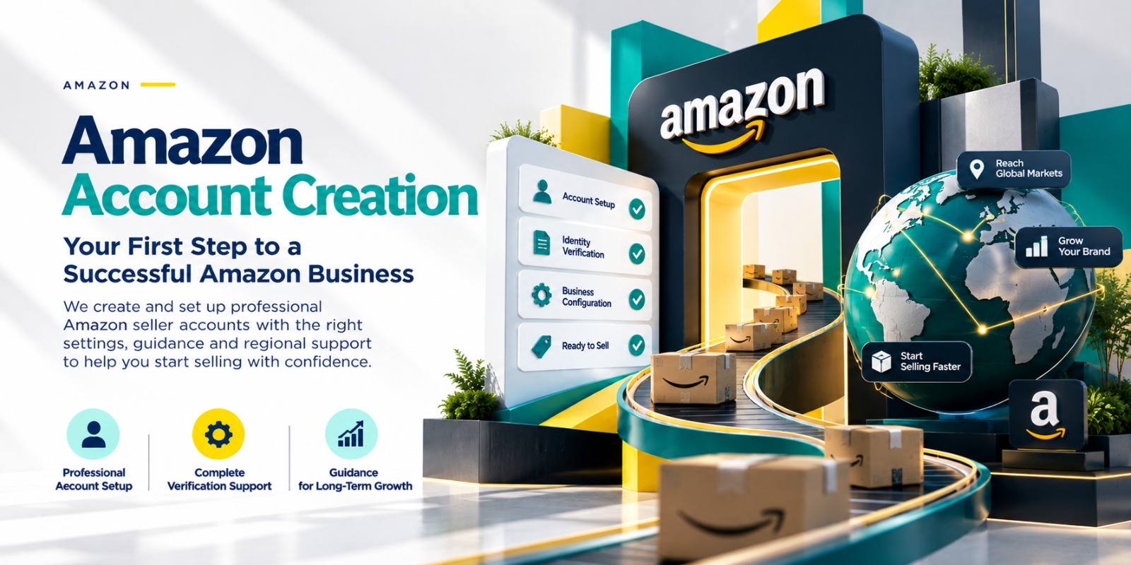 Amazon Account Creation - Your first step to a successful Amazon business