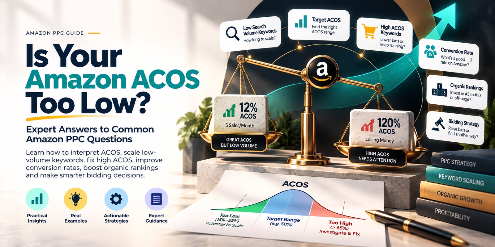 Is your Amazon ACOS too low - target ACOS range explained for Amazon PPC