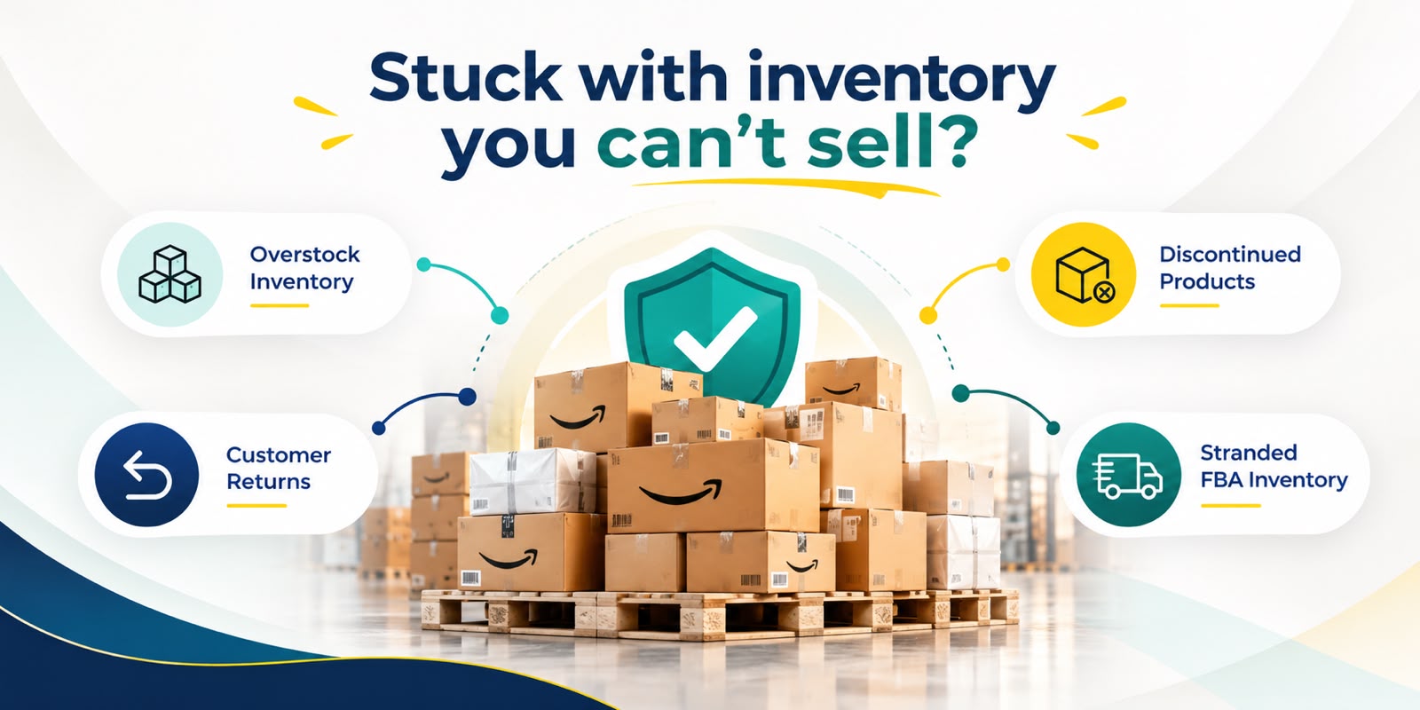 Stuck with inventory you can't sell? Overstock, customer returns, discontinued products and stranded FBA inventory
